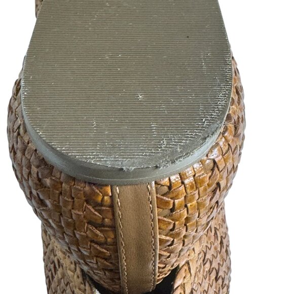 EUC Talbots Ballet Flats Woman’s 11 Blair Woven Tan - Picture 10 of 14